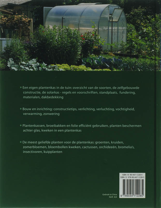 Achterkant van Praktisch handboek serre en plantenkas