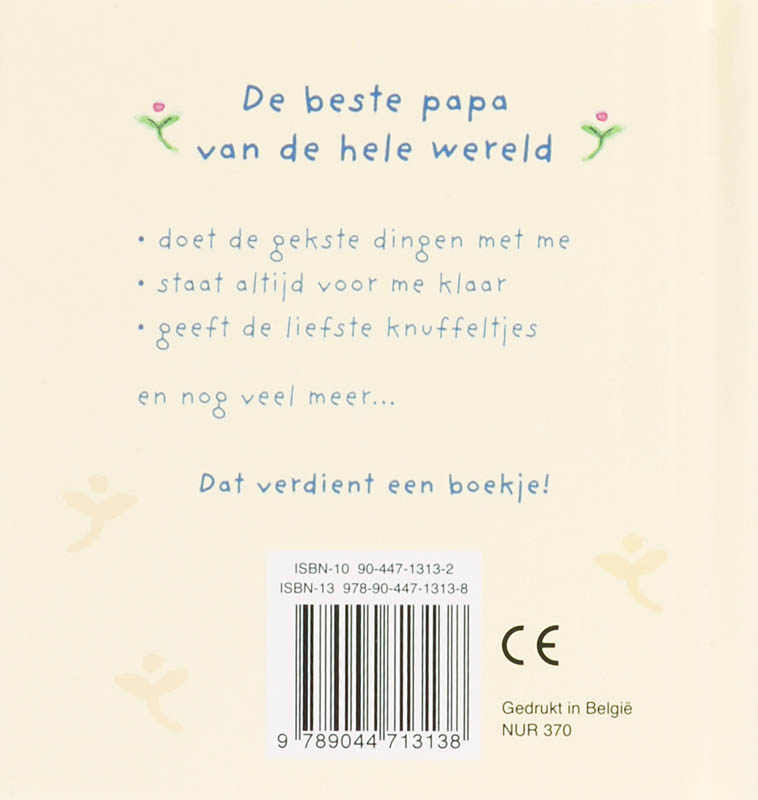 Achterkant van Voor de beste papa van de hele wereld