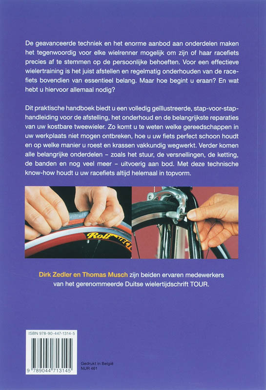 Achterkant van Uw racefiets in topconditie