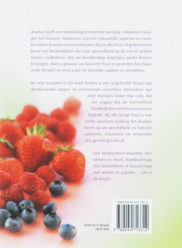 Achterkant van Supergezonde sappen en smoothies