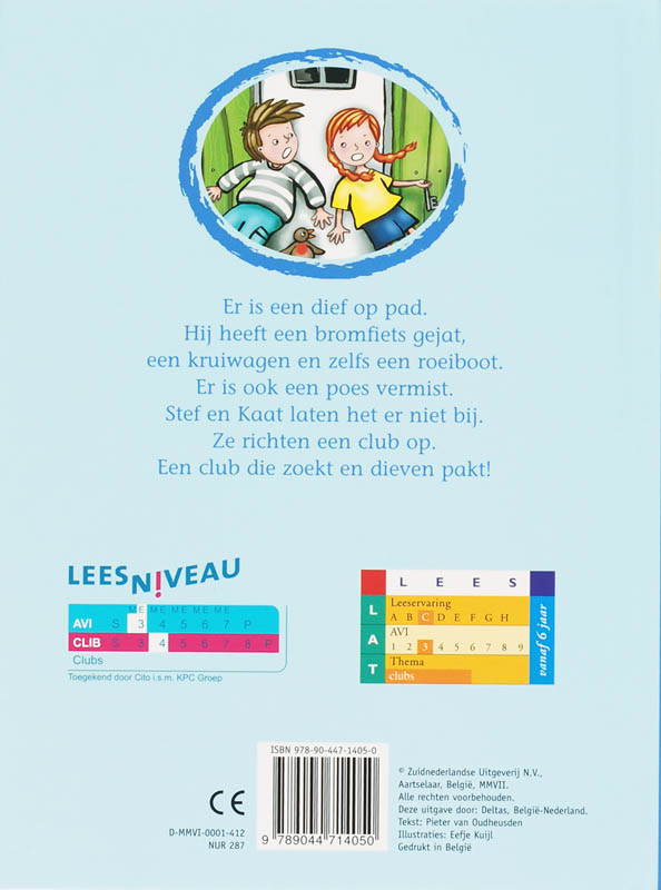 Achterkant van Een dief in de schuur