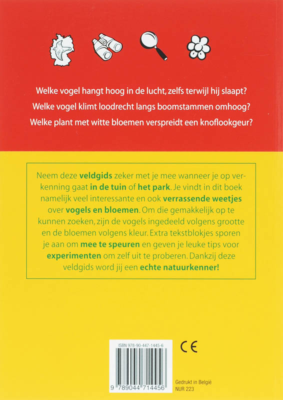 Achterkant van Op stap in de natuur