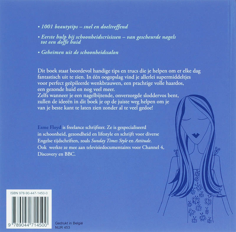 Achterkant van Beautytips van top tot teen