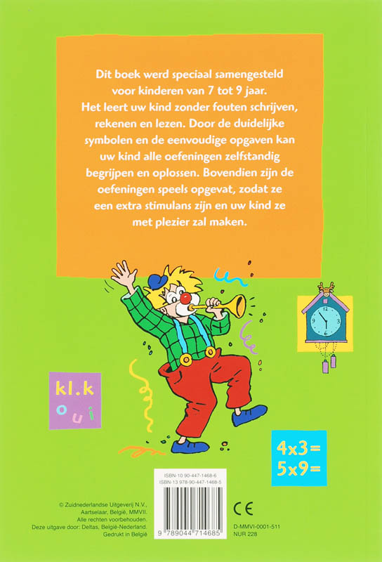 Achterkant van Lezen,schrijven,rekenen (7-9 j)