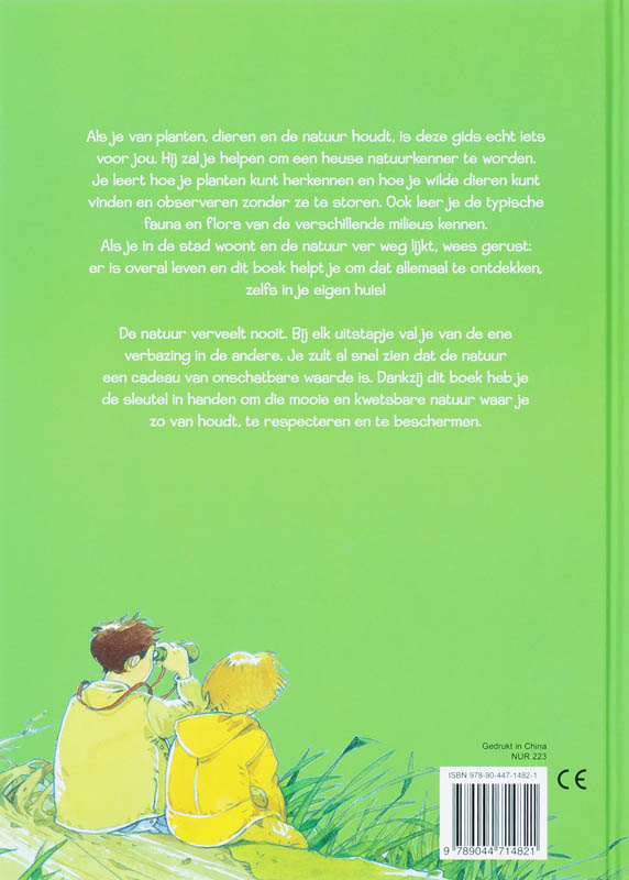 Achterkant van De grote natuurgids voor de jeugd