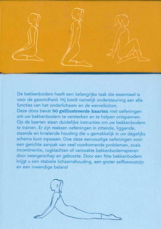 Achterkant van Bekkenbodemtraining 50 kaarten