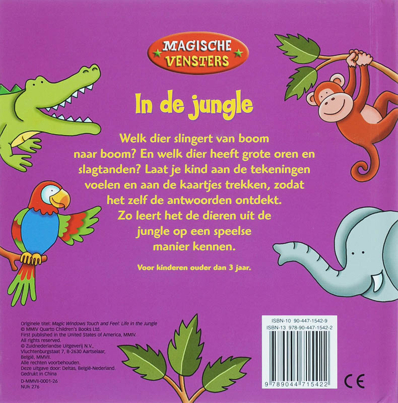 Achterkant van in de jungle