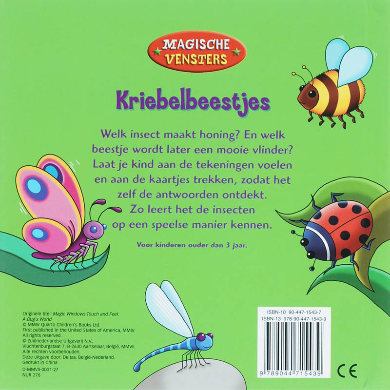 Achterkant van Kriebelbeestjes