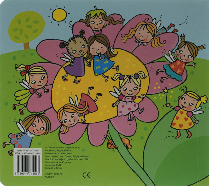 Achterkant van Tien kleine elfjes