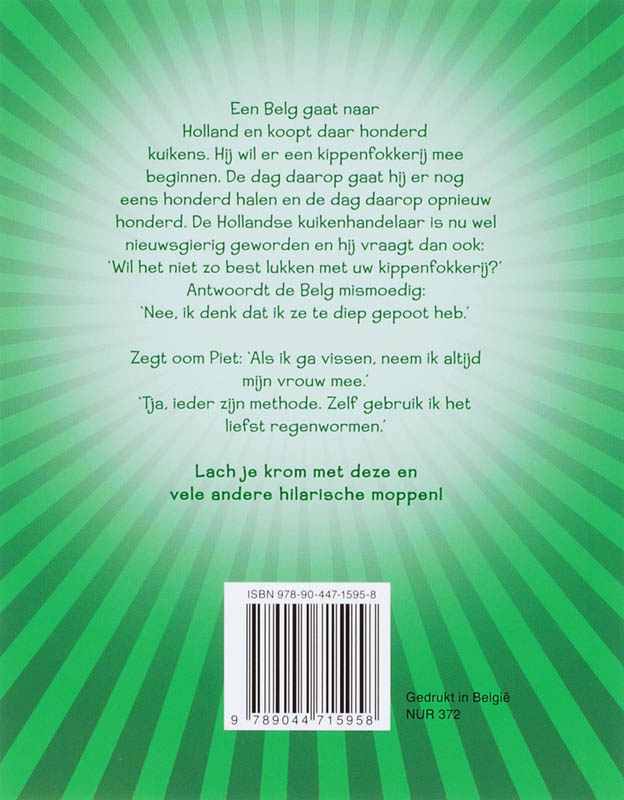 Achterkant van Lach je een bult!