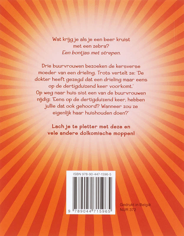 Achterkant van Lach je te pletter!