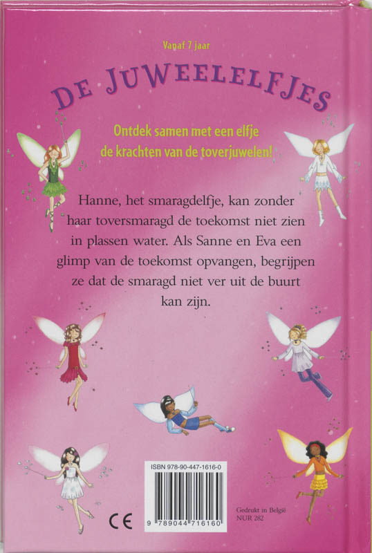 Achterkant van Hanne, het smaragdelfje