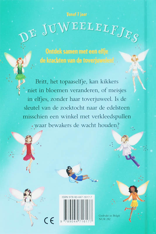 Achterkant van Britt, het topaaselfje