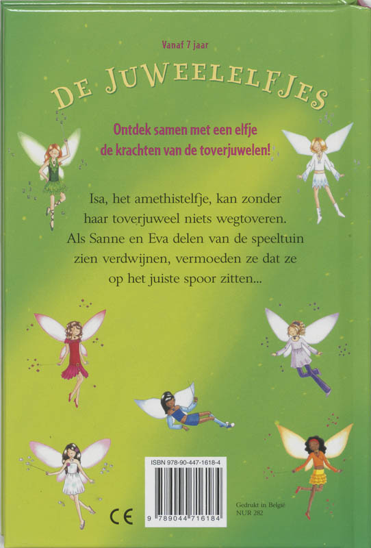 Achterkant van Isa, het amethistelfje