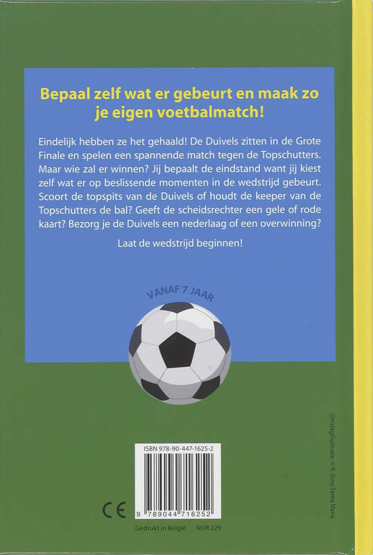 Achterkant van Wie wint de grote finale?