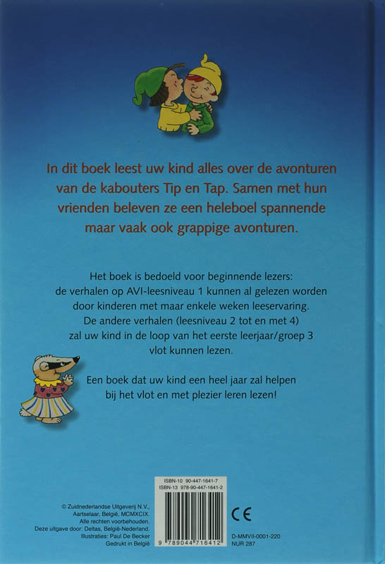 Achterkant van Reuzeleuke kabouterverhalen voor beginnende lezers