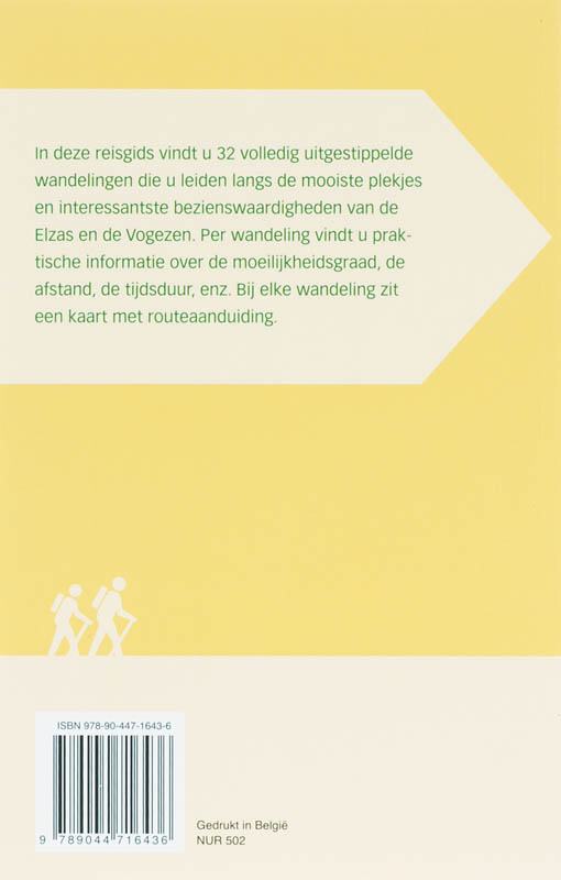 Achterkant van Elzas & Vogezen