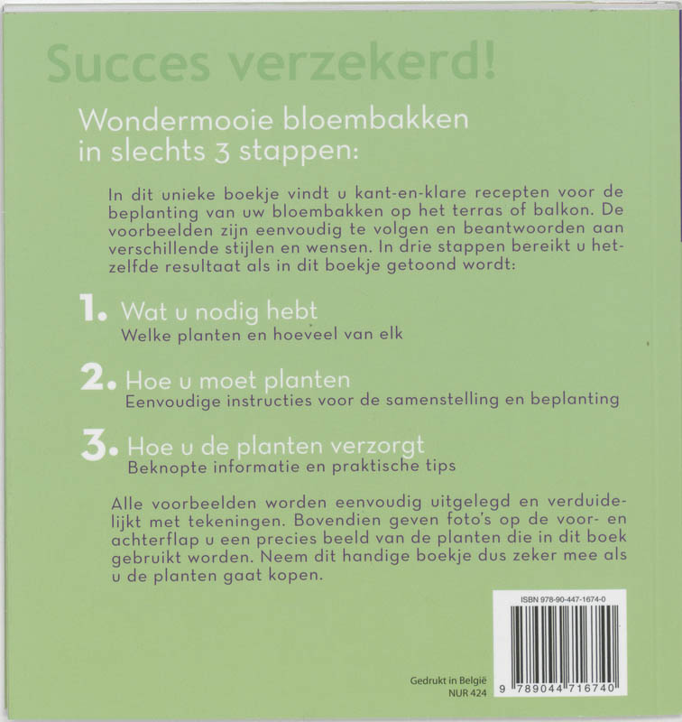 Achterkant van Bloembakken