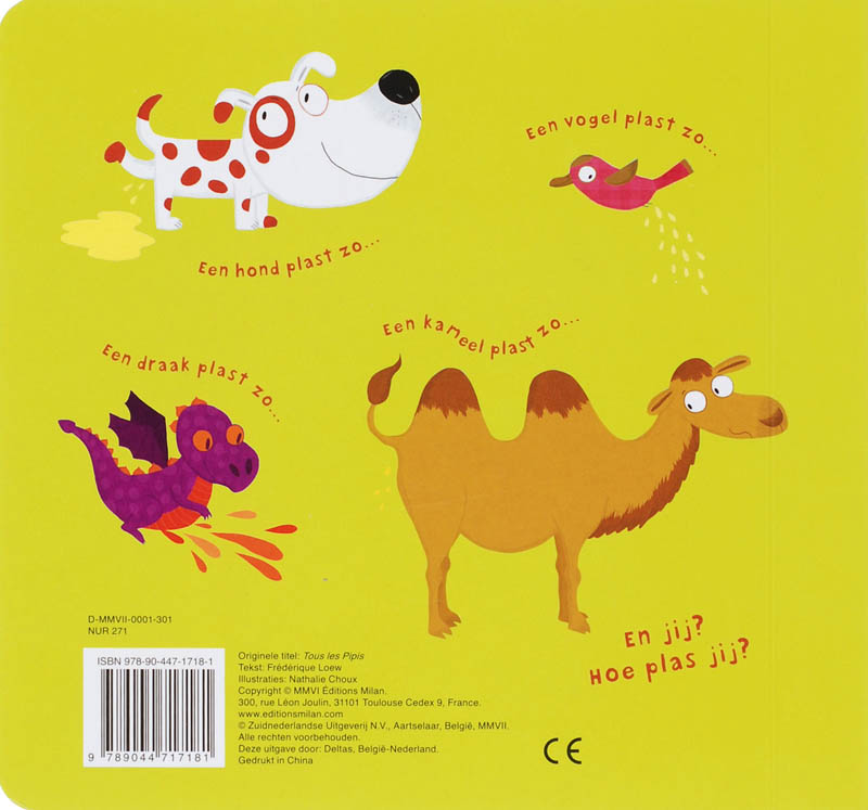 Achterkant van Het grote pipi-boek
