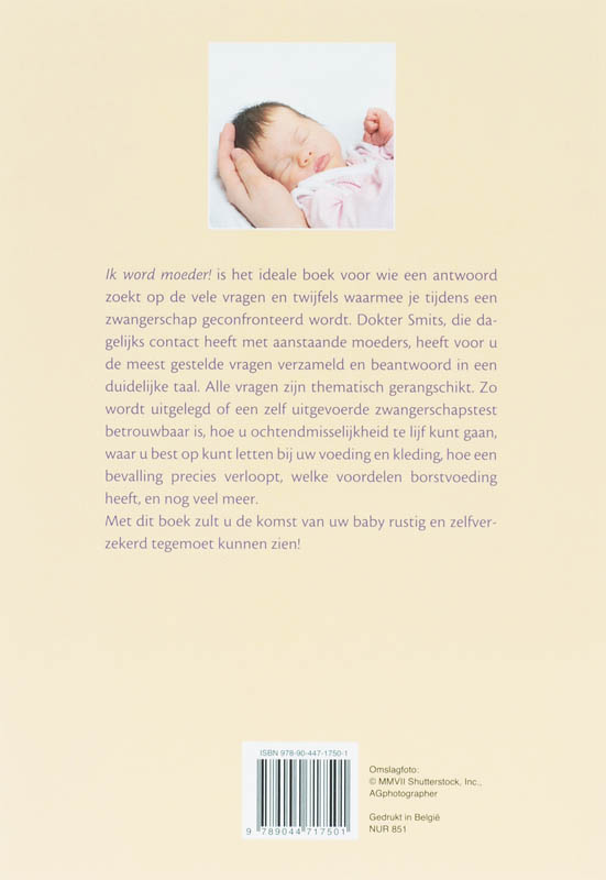 Achterkant van Ik word moeder