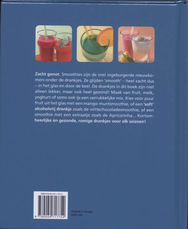 Achterkant van Smoothies
