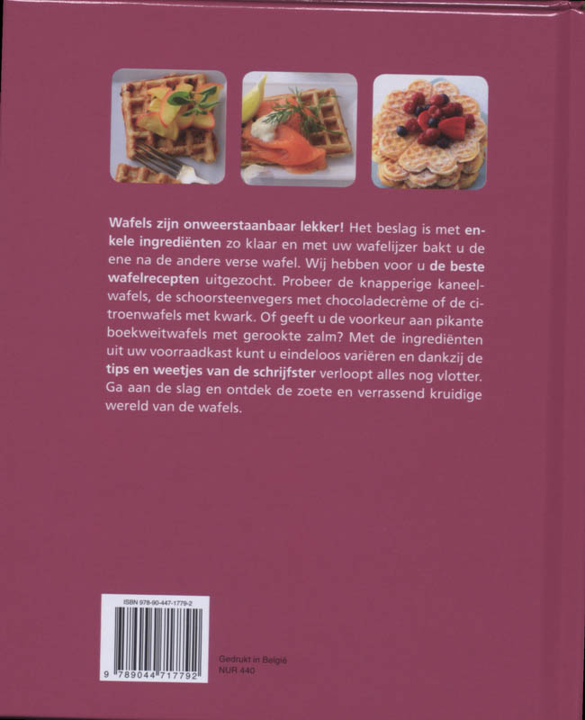 Achterkant van Wafels