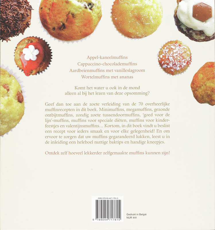 Achterkant van Mmm! Muffins