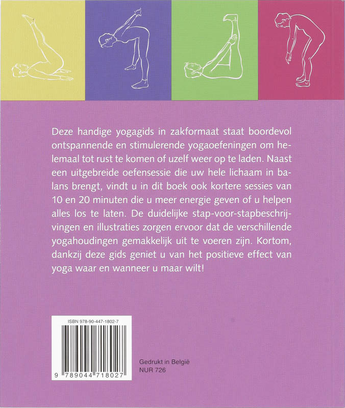Achterkant van Easy Yoga