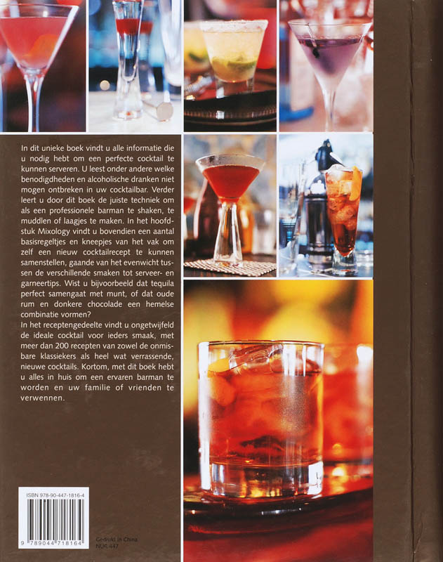 Achterkant van Compleet handboek klassieke en trendy cocktails