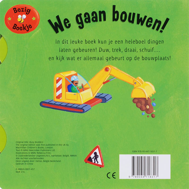 Achterkant van We gaan bouwen!