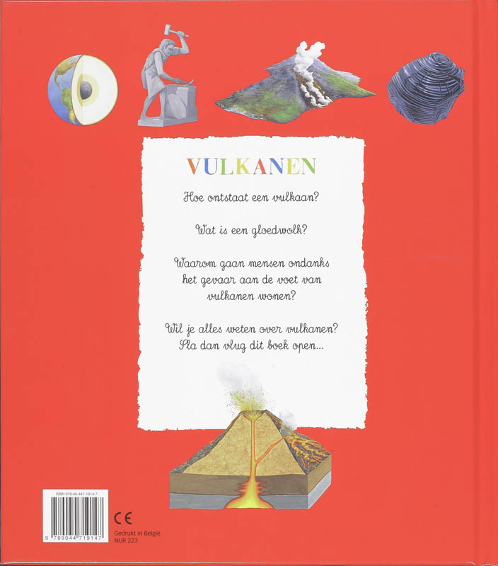 Achterkant van Vulkanen