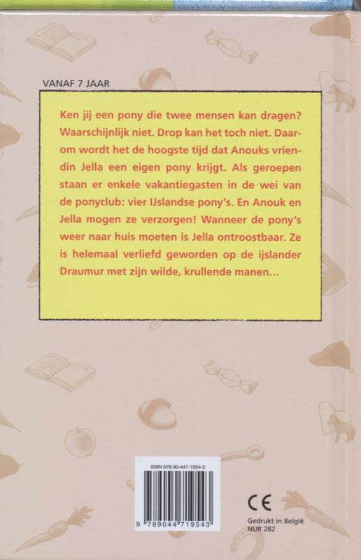 Achterkant van Pony's op bezoek