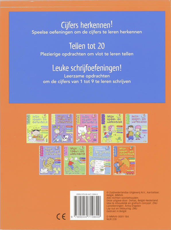 Achterkant van Leren tellen (5-6 jaar)