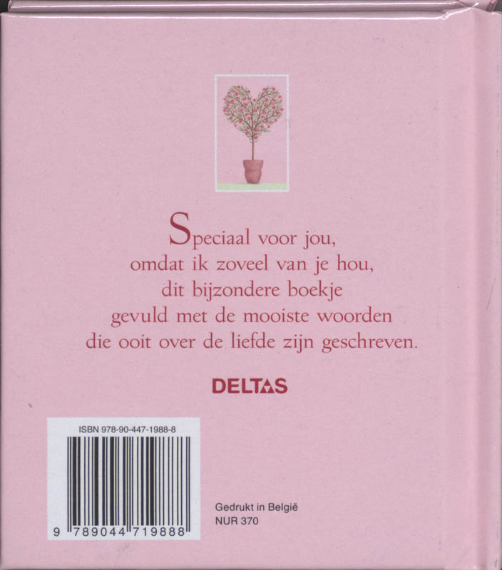Achterkant van Ik hou van jou
