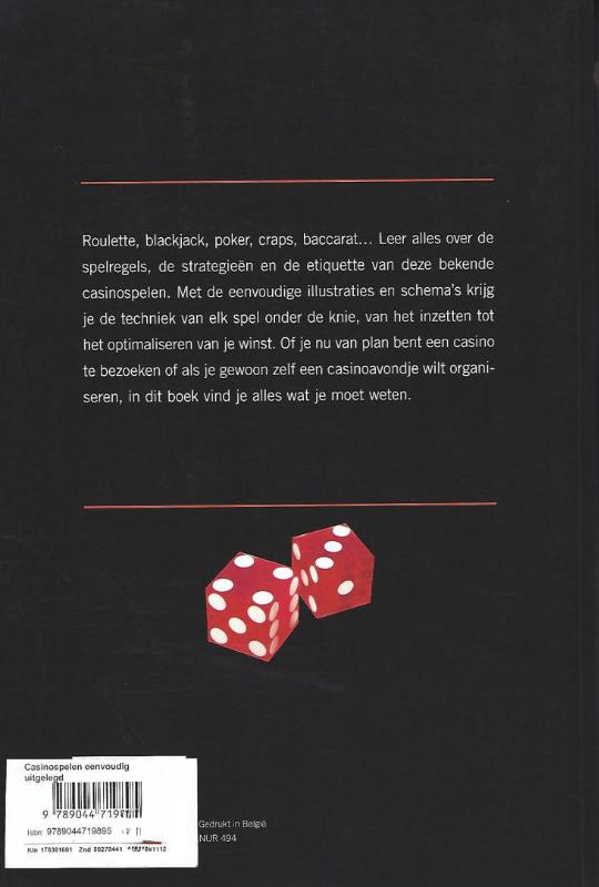 Achterkant van Casinospelen eenvoudig uitgelegd
