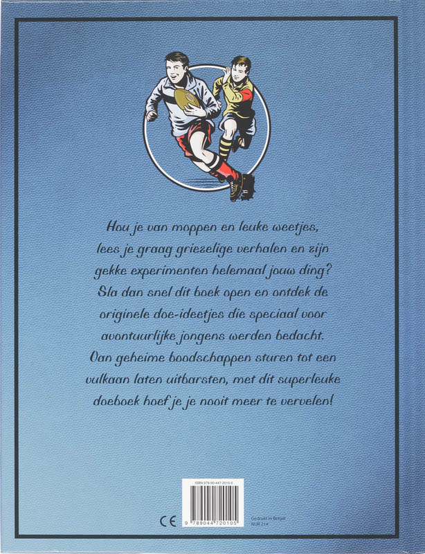 Achterkant van Het grote jongens doeboek