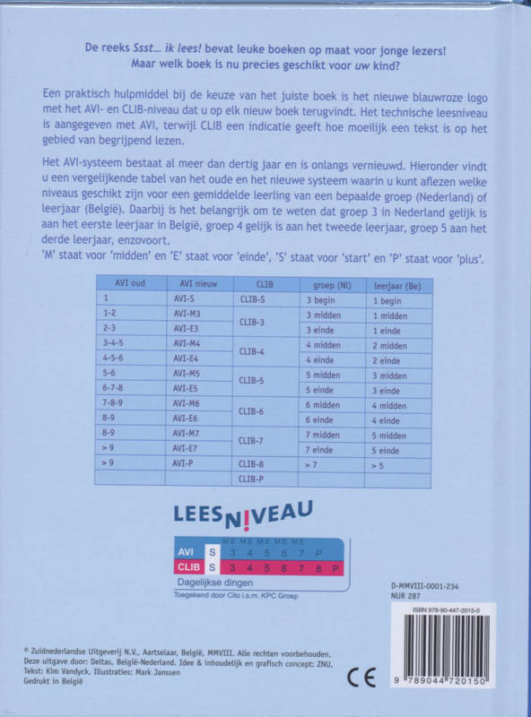 Achterkant van Met de klas naar zee... en nog veel meer