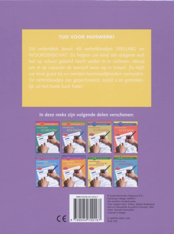 Achterkant van 9-10 jaar