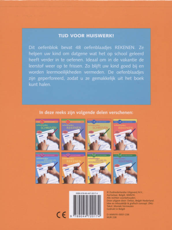 Achterkant van 9-10 jaar