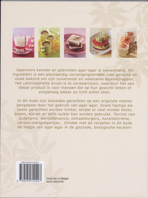 Achterkant van Agar - Agar