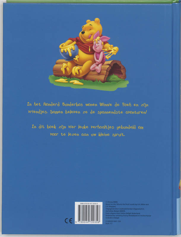 Achterkant van Winnie de poeh