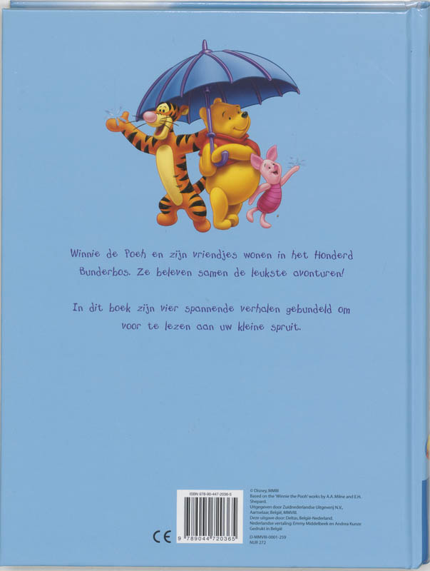 Achterkant van Winnie de Poeh