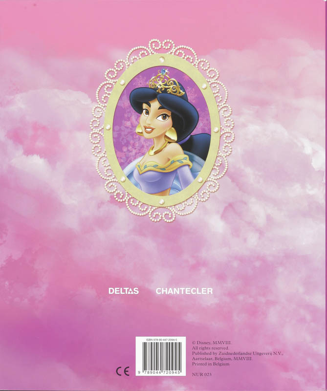 Achterkant van Disney super kids color princess