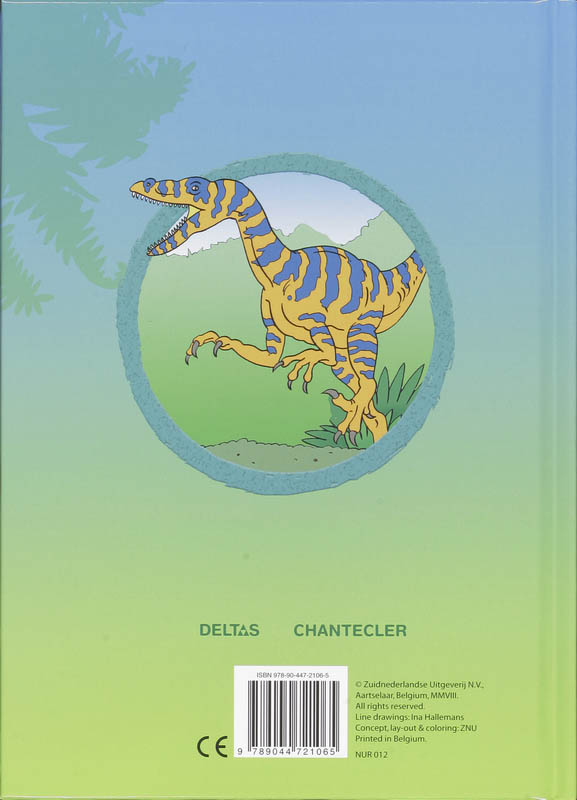 Achterkant van Notitieboek - dinosauriërs / livre de notes - dinos