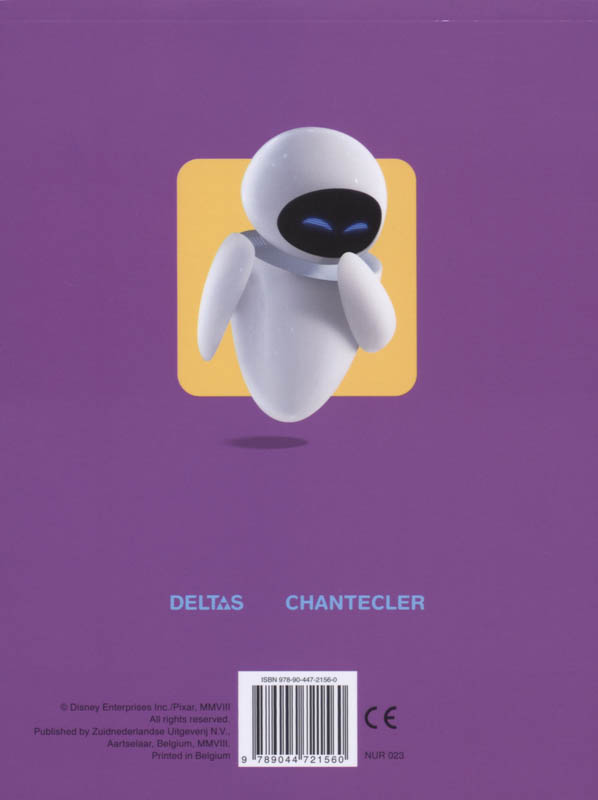 Achterkant van Wall-E spelletjesblok = Bloc de jeu
