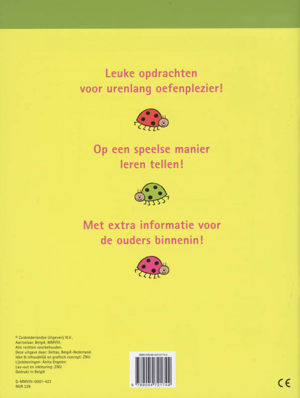 Achterkant van Allereerste teloefeningen 4-5 jaar