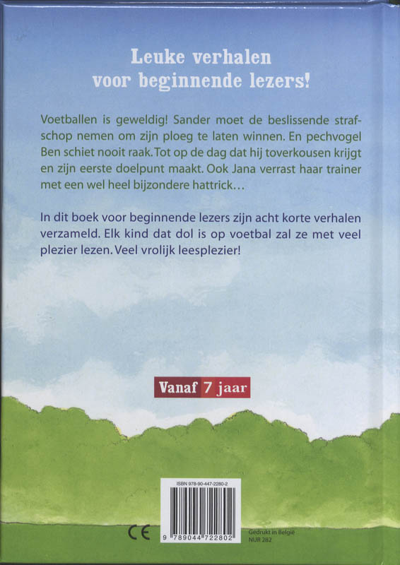 Achterkant van Vrolijke voetbalverhalen