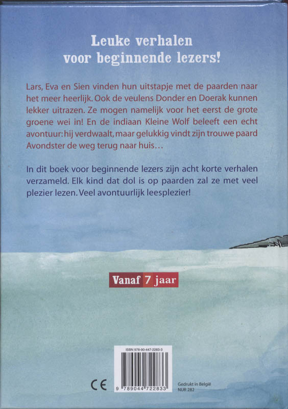 Achterkant van Avontuurlijke paardenverhalen
