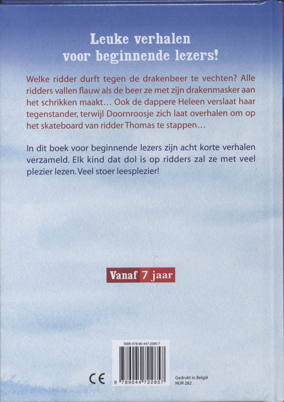 Achterkant van Stoere ridderverhalen