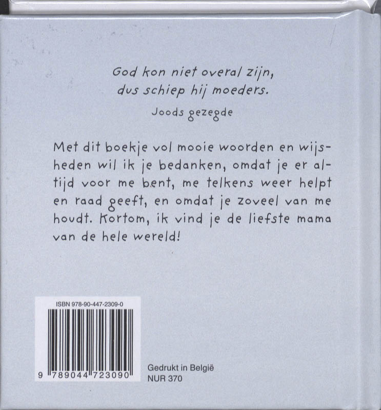 Achterkant van Mama is de liefste!